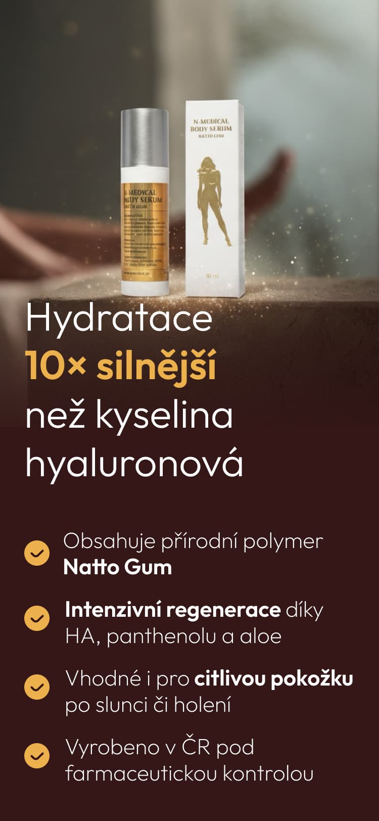 Hyaluron Body sérum Natto Gum (50ml)